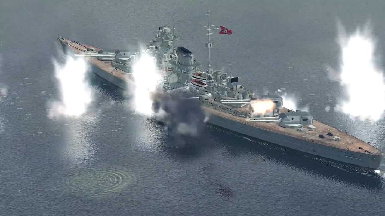 战争之人俾斯麦号vs大和号二战最强战列舰之间的对决