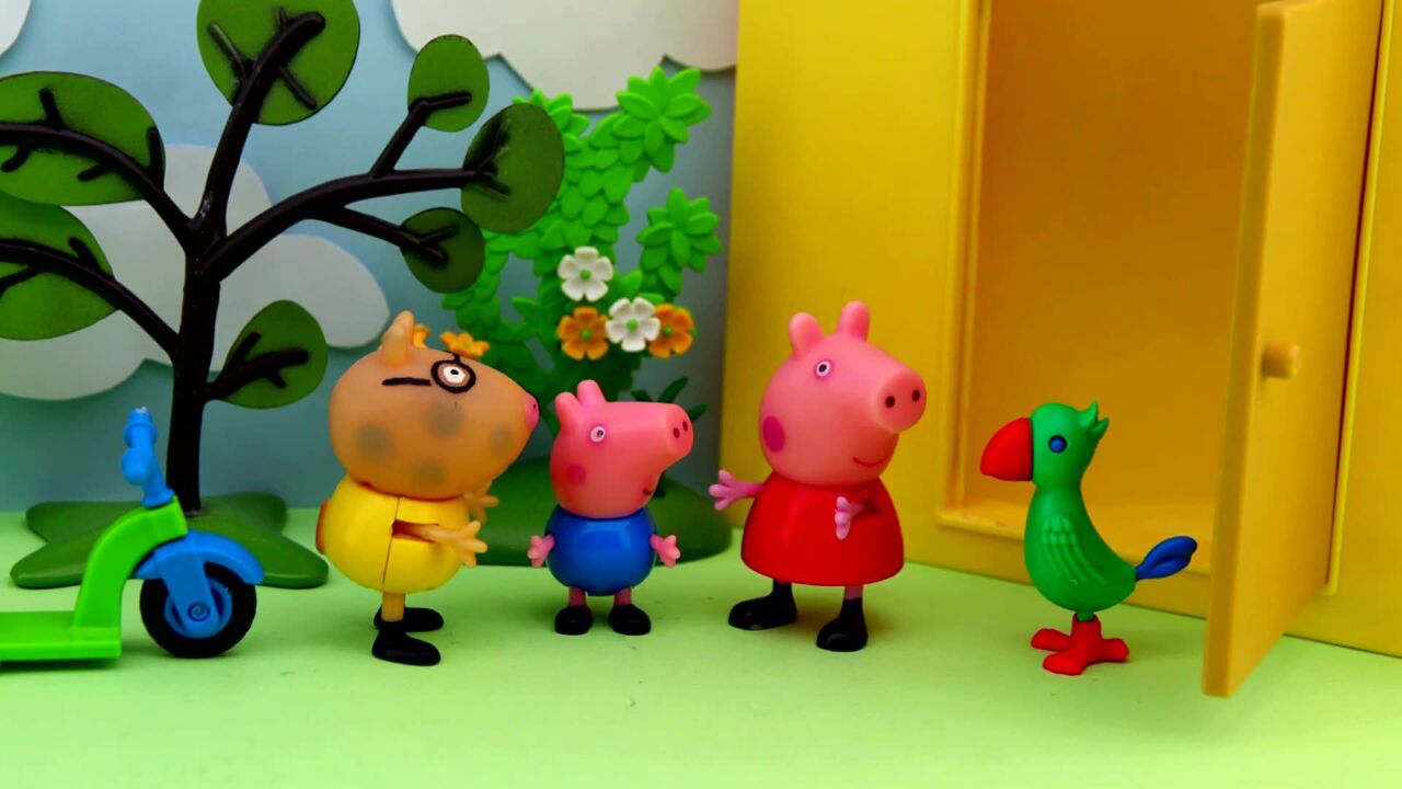 小猪佩奇第208集骑摩托车