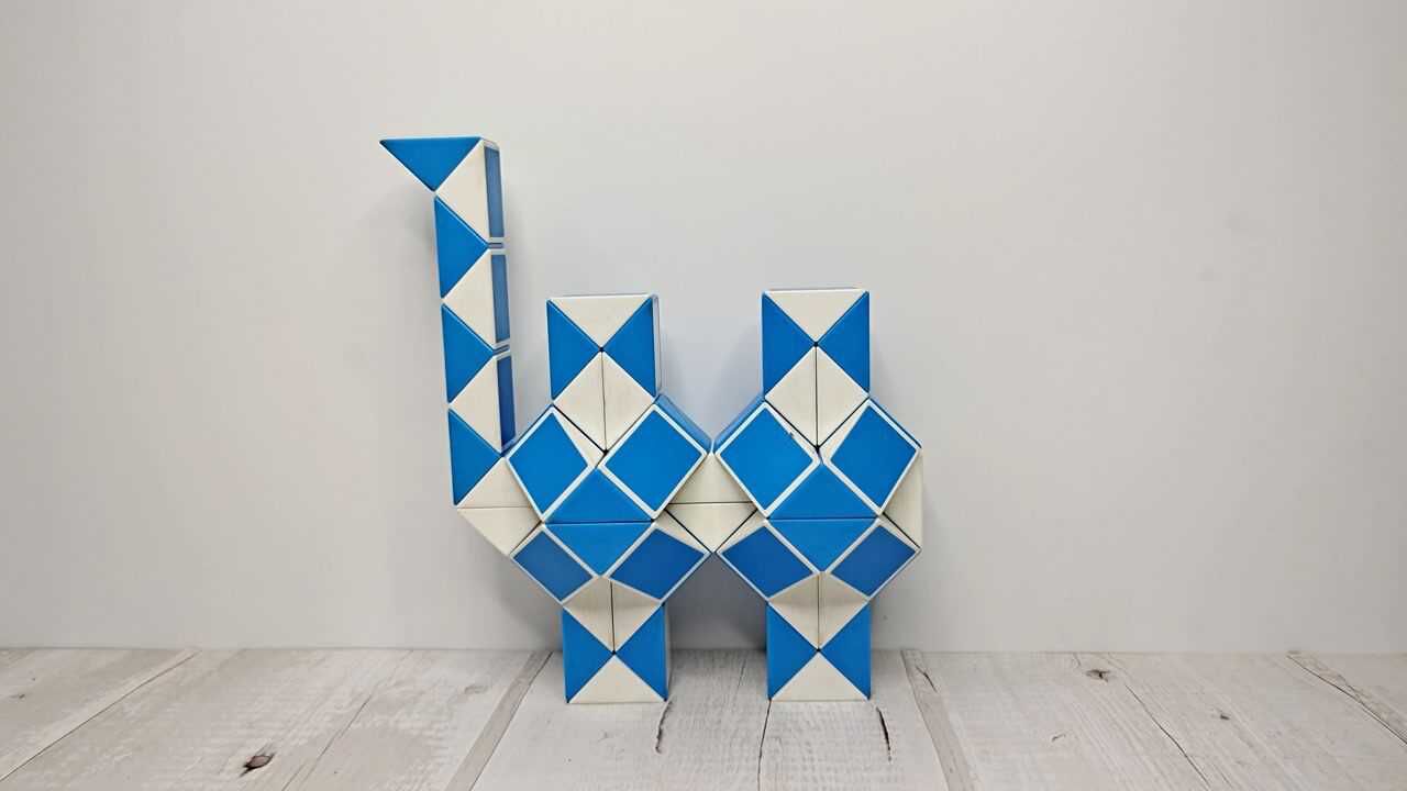 72段魔尺教程变骆驼,魔尺变动物系列,简单易学,慢动作教会你_腾讯视频