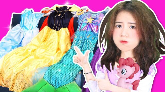 迪士尼公主换装游戏,芝芝变身白雪公主和小公主苏菲亚