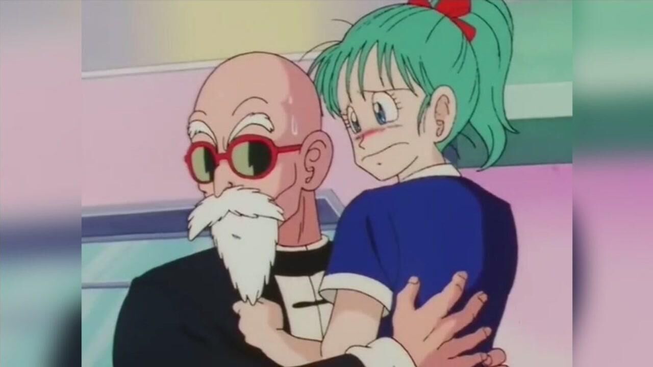 趁机揩油的色老头龟仙人