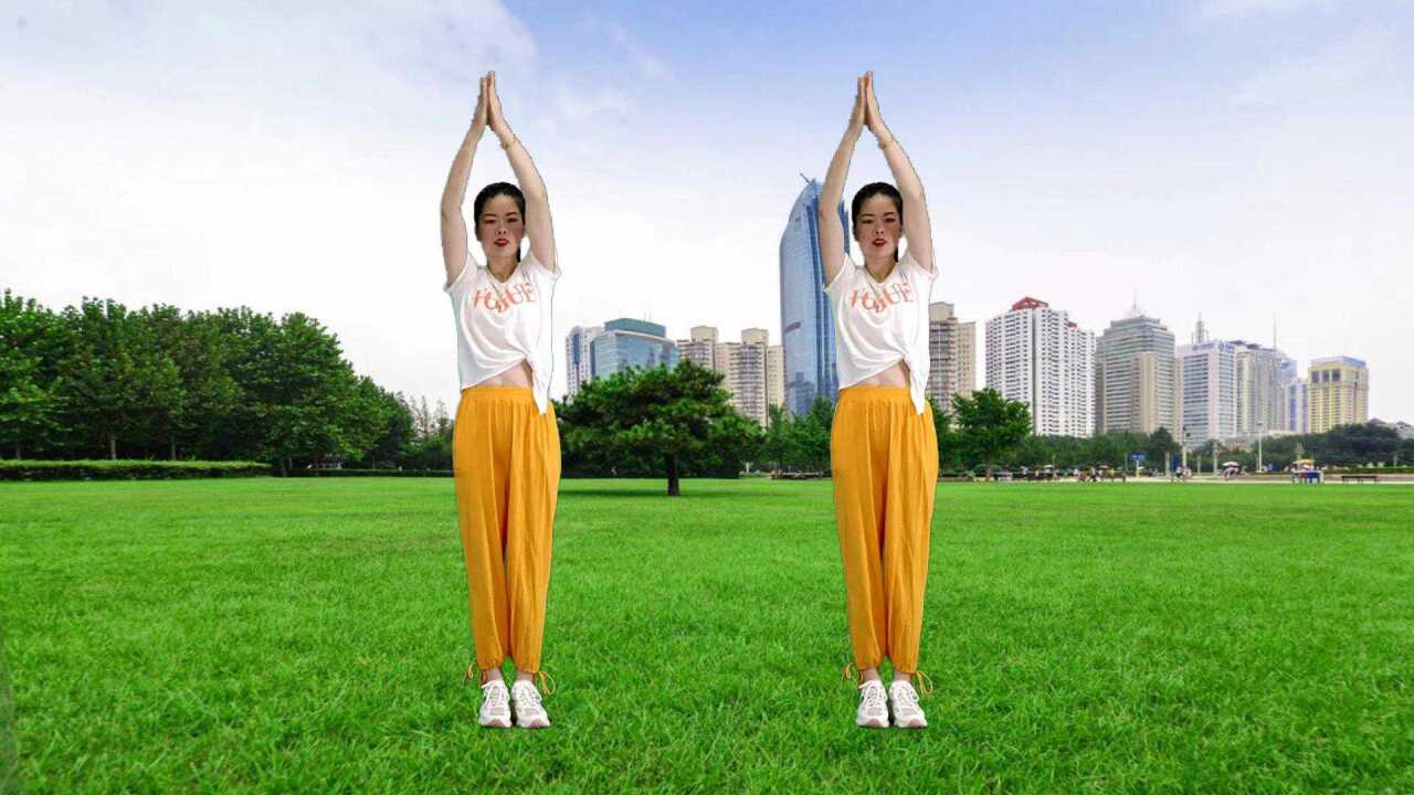 有氧燃脂健身操,瘦身操,简单有效_拍打操,每天坚持强身健体《对面的小姐姐》_高清1080P在线观看平台_腾讯视频