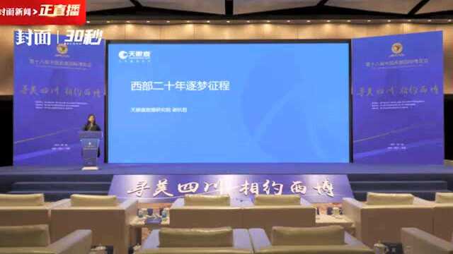 天眼查数据研究院院长谢杭哲:西部会展相关企业从2000年的1500家增长到近30万家