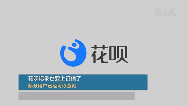 花呗记录也要上征信了 部分用户已经可以查询