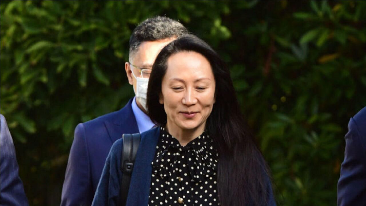 一觉醒来,孟晚舟回国轰动全球,上飞机前的第一句话令14亿人振奋_腾讯视频