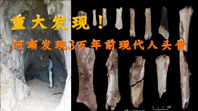 河南发现3万年前现代人头骨,居住的还是可供10人生活的“豪宅”