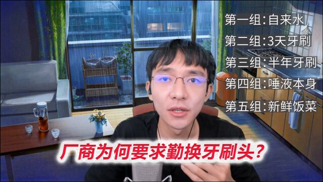 【妄图】六个方面质疑勤换牙刷头,实验设备在路上了