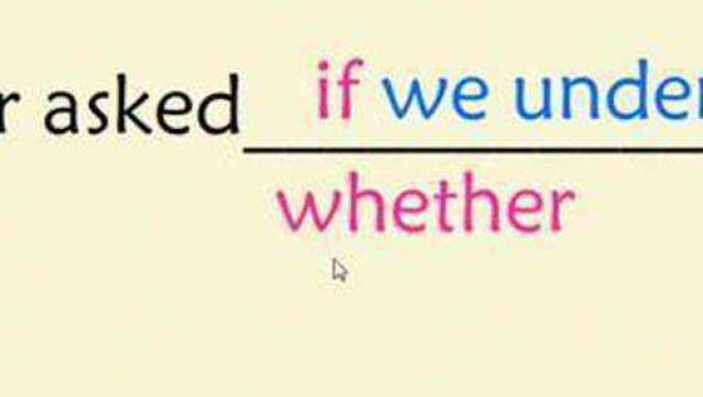 宾语从句的引导词,if 与whether用法区分只需记住这一点你应了解