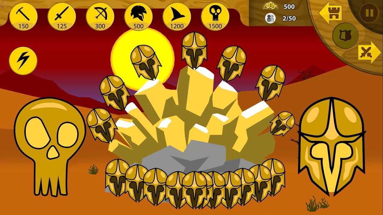 火柴人战争遗产阿赐派出黄金狮鹫大帝boss出战能否让敌军投降