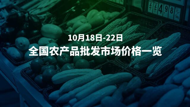 全国农产品批发市场价格速览