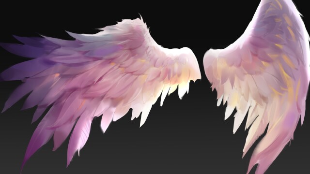 用厚涂教你画翅膀,真的很容易!