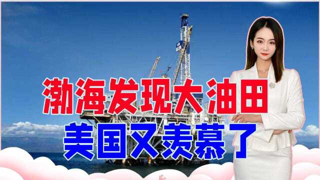 供100万辆汽车跑20多年?渤海发现1亿吨大油田,美国又羡慕了