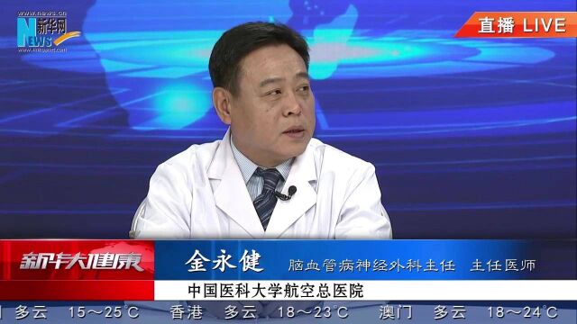 新华社主办的新华网《新华大健康》邀请金永健主任做客直播间,为公众科普烟雾病 航空总医院脑血管病神经外科