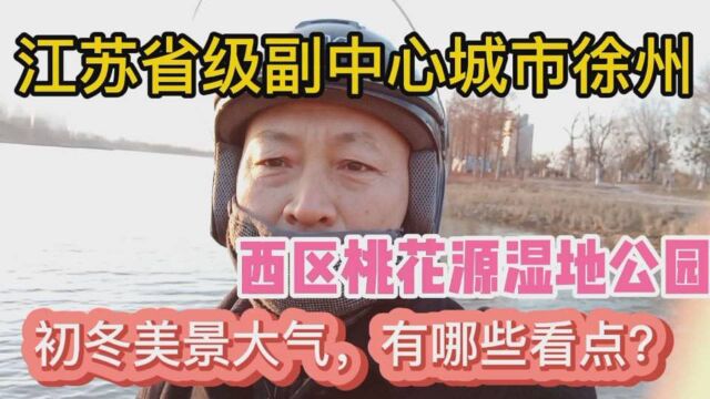 江苏省级副中心城市徐州,西区桃花源湿地公园初冬美景大气,有哪些特点?