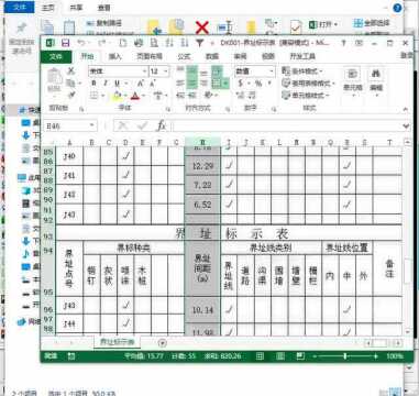 界址三表制作(界址标识表、说明表、签章表)