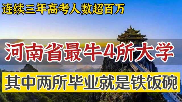 河南省最好的4所大学