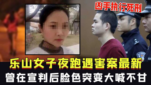 四川女子夜跑遇害案最新:凶手执行死刑,曾在宣判后脸色突变大喊不甘