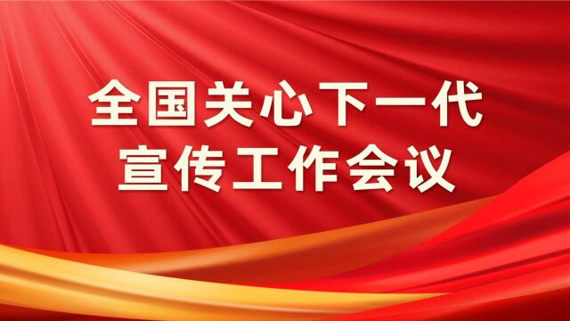 全国关心下一代宣传工作会议