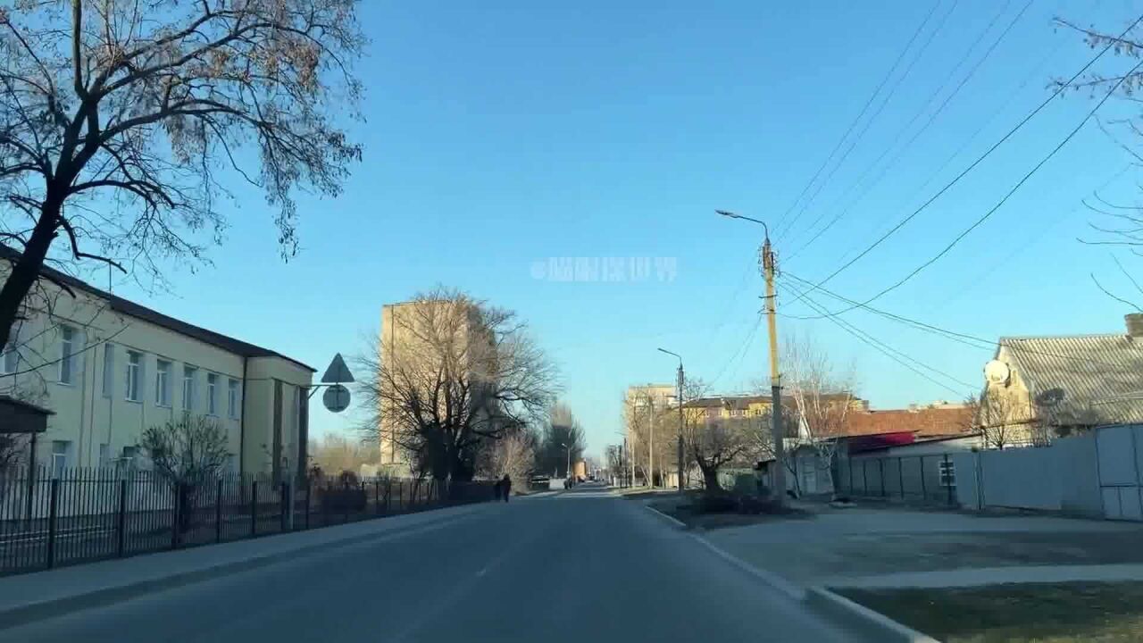 乌克兰东南部城市梅利托波尔的实时街景,这里一切静悄悄!