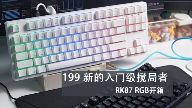 新的入门级搅局者,RK87 RGB机械键盘开箱