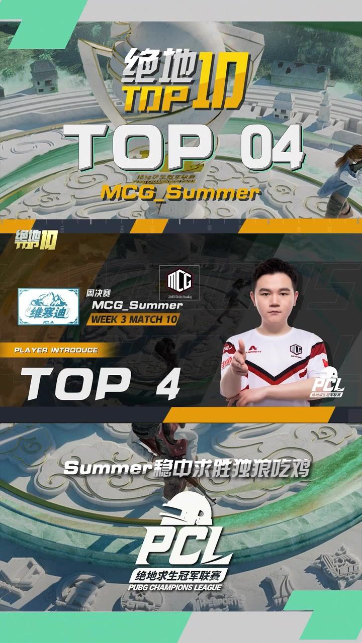 【绝地TOP】Summer稳中求胜，独狼吃鸡