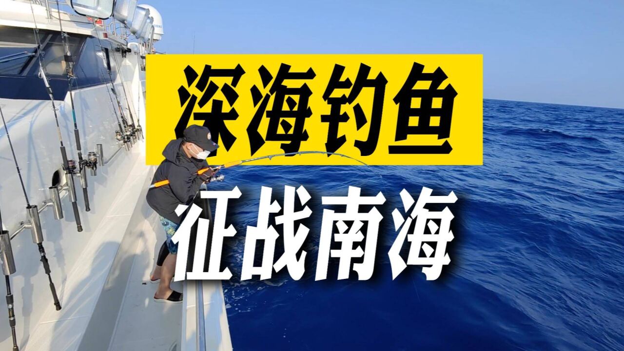 南海爆釣金槍!深海一號新手小白海釣攻略