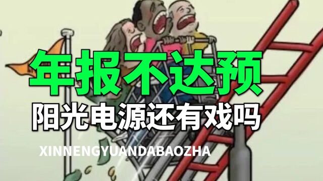 被视为下一个隆基股份,年报却严重不达预期,阳光电源还有戏吗?