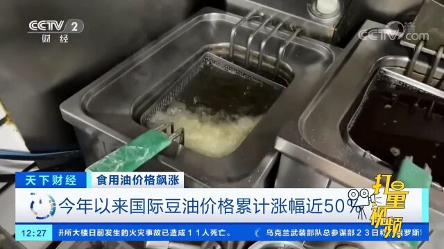 今年以来国际豆油价格累计涨幅近50%