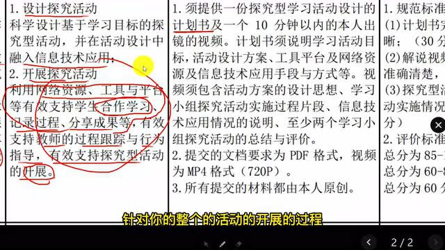 能力点11:探究型学习活动设计——湖南省能力提升工程2.0考核标准解读课程