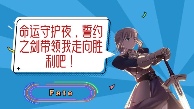 Fate:命运守护夜,誓约之剑带领我走向胜利吧!