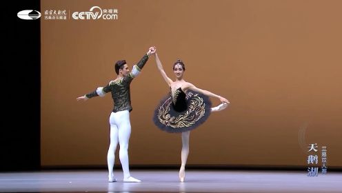 芭蕾舞剧《天鹅湖》第三幕：王子和黑天鹅奥吉莉娅的双人舞；表演者：徐琰、黎文韬