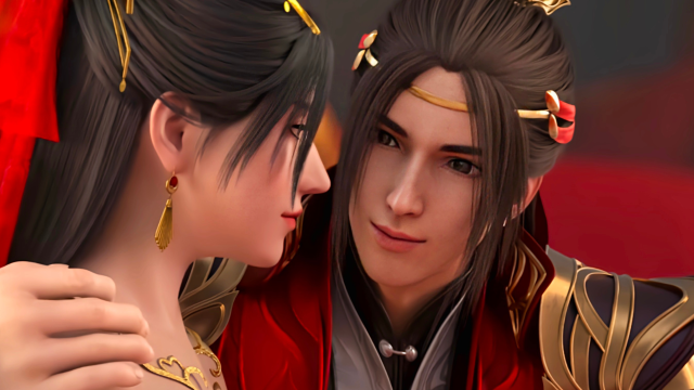 雪鹰领主雪鹰和靖秋终于结婚了太甜了余靖秋太美了吧