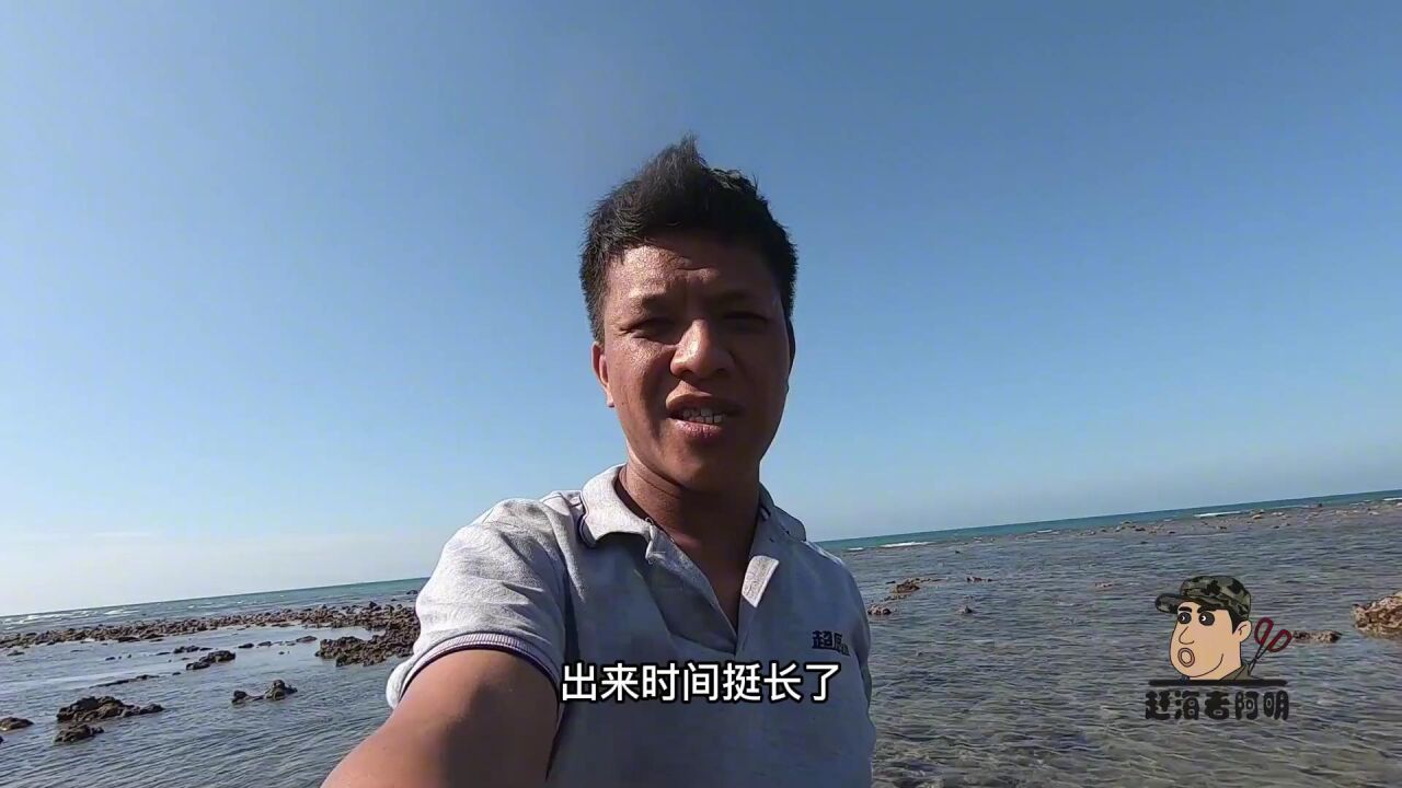 大潮后阿明到礁石滩赶海,意外抓到海鳗椰子螺,这种好货难得一见_腾讯
