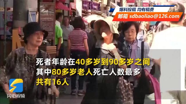 日本东京都6月持续高温 42人疑似中暑死亡