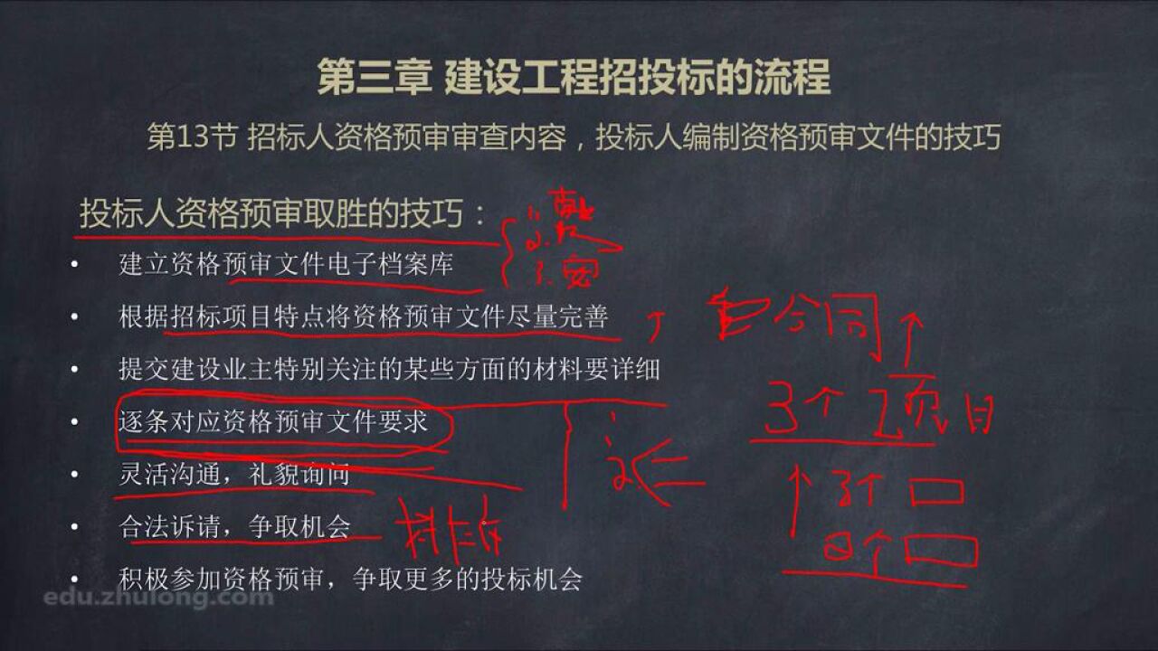 34.招投标从入门到独立完成标书_6.13.投标人编制资格预审文件的技巧_高清1080P在线观看平台_腾讯视频