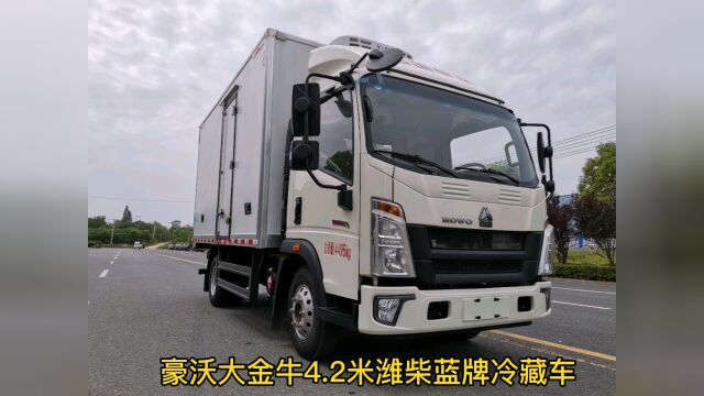 重汽豪沃大金牛冷藏车