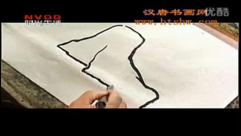 杨永进讲中国画《山水画中山石的画法》-教育-