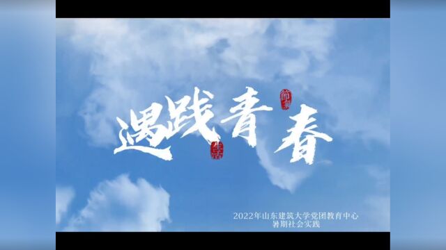 2022年山东建筑大学艺术学院党团教育中心暑期社会实践