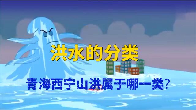 洪水是夏季常见自然灾害,你知道洪水的分类吗?青海西宁山洪属于哪一类?请这边看过来