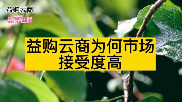 益购云商市场接受度分析!