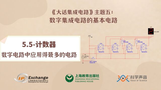 《大话集成电路44》计数器:数字电路中应用得最多的电路