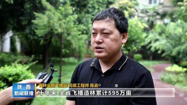 飞播造林绿染三秦 助力陕西由浅绿向深绿迈进