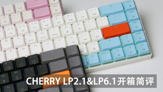 办公模样,却有着游戏级无线性能 CHERRY LP2.1&LP6.1开箱简评