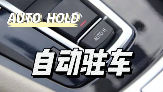 自动驻车(AUTO HOLD)什么时候使用?这都不知道,瞎开车