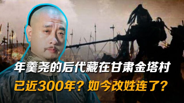 年羹尧的后代藏在甘肃金塔这个村子,已近300年?如今改姓连了?