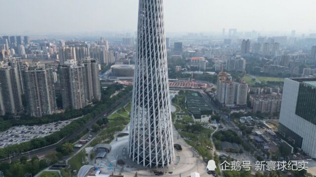 世界第二高,广州塔“小蛮腰”,高度超越200层楼房,太震撼