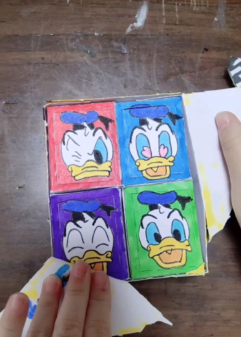 自制唐老鸭撕撕乐盲盒1号