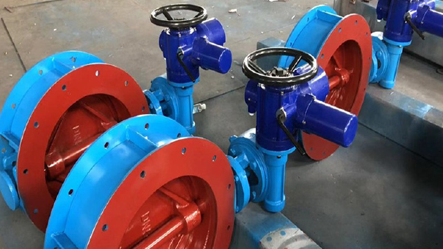 实拍生产车间蜗轮电动通风蝶阀 定做圆形风阀门气动圆形风门