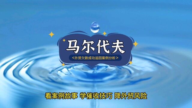 《催收故事汇》:马尔代夫外贸欠款催收实战案例分析