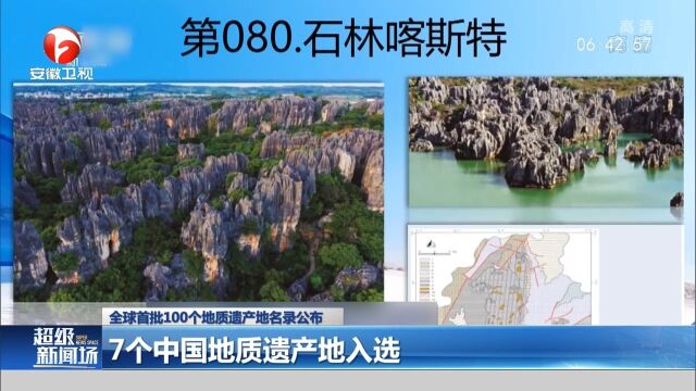 全球首批100个地质遗产地名录公布!7个中国地质遗产地入选